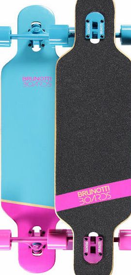 Brunotti Bob Drop Through Purple Longboard - 39