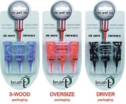 Brush T ee Golf Tee 3 Pack BT3PACK-OS