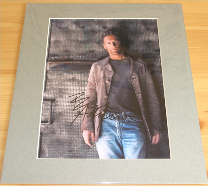 ADAMS HAND SIGNED and MOUNTED PHOTO - 14 x