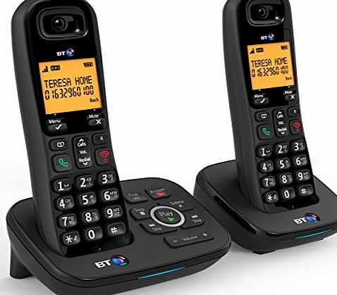 BT 1700 Nuisance Call Blocker Cordless Home Phone with Digital Answer Machine (Twin Handset Pack)