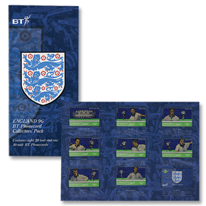 BT 1996 Euro 96 Phonecard Collectors Set Trading Cards