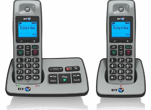 BT 2500 Cordless DECT Phone with Answer Machine (Pack of 2)