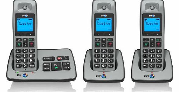 BT 2500 Cordless DECT Phone with Answer Machine (Pack of 3)