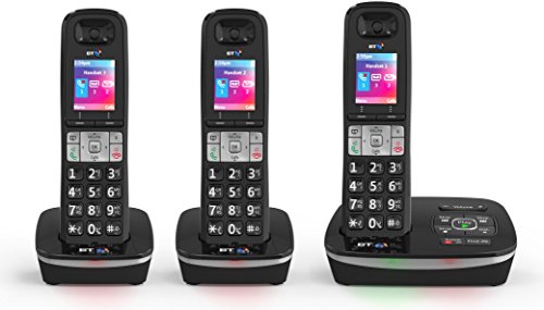 BT 500 Advanced Call Blocker Cordless Home Phone (Trio Handset Pack)