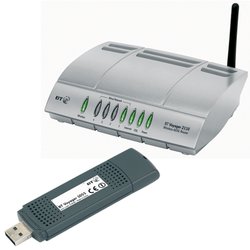 Voyager 2110 ADSL Router plus 1055 USB Adapter