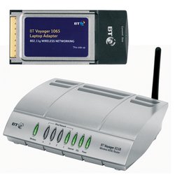 BT Voyager 2110 ADSL Router plus 1065 Laptop