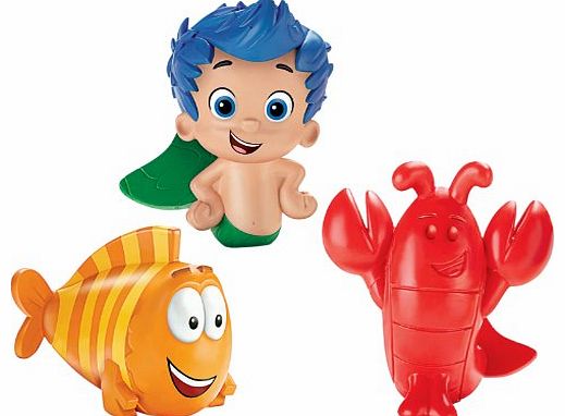 Bubble Guppies Gil, Mr. Grouper, Lobster Bath Squirters