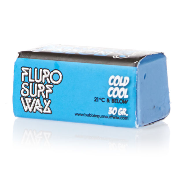 Bubble Gum Neon Blue Surf Wax - Cool/ Cold