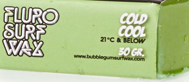 Bubble Gum Neon Green Surf Wax - Cool/ Cold