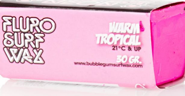 Bubble Gum Neon Pink Surf Wax - Warm/ Tropical