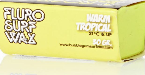 Bubble Gum Neon Yellow Surf Wax - Warm/ Tropical