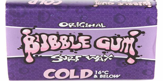 Bubble Gum Womens Bubble Gum Original Purple Surf Wax - Cold