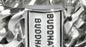 Buddha To Buddha Mens Size U Chain Silver Ring