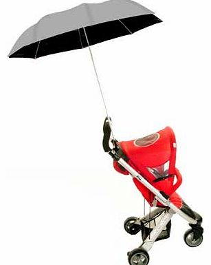 Buggy Brolly Height Adjustable Umbrella - Silver