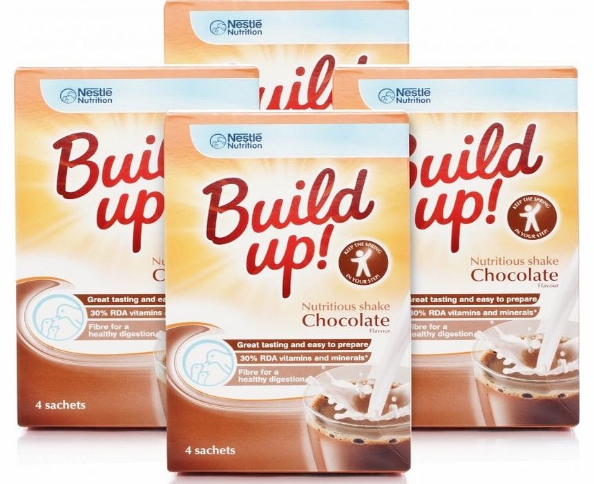 Build Up Nutrition Shake Chocolate Multipack