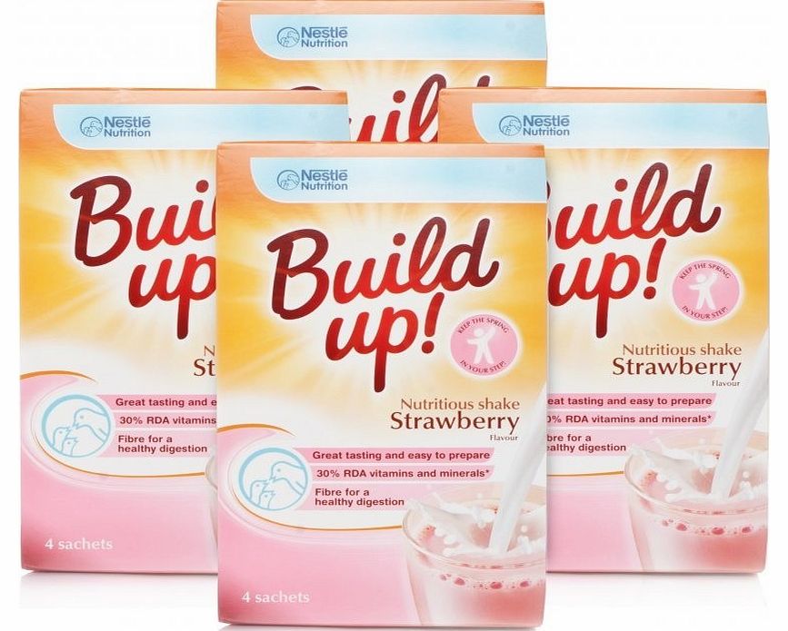 Build Up Nutrition Shake Strawberry Multipack