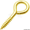 BULK 12mm Brass Plated Picture Frame Screw Eyes