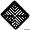 BULK 150mm/6` Black Square Gulley Grids