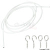 210cm/84` Curtain Wires With 2 Hooks