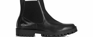 Bullboxer Black ridged sole Chelsea boots