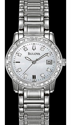 Bulova Diamond Set Ladies Watch 96R105