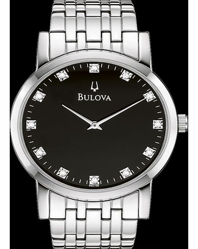 Bulova Gents Diamond Set Watch 96D106