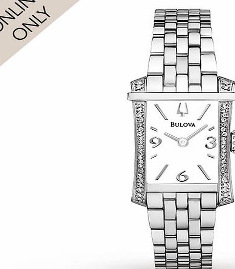 Bulova Ladies Bulova Diamond Gallery Watch 96R186