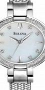 Bulova Ladies Silver Aracena Diamonds Watch