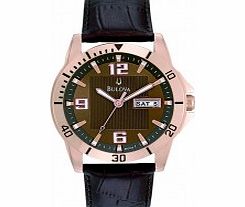 Bulova Mens Brown Sport Watch