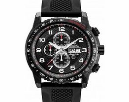 Bulova Mens Marine Star Black Chronograph Watch