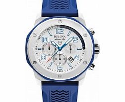 Bulova Mens Marine Star Blue Chronograph Watch