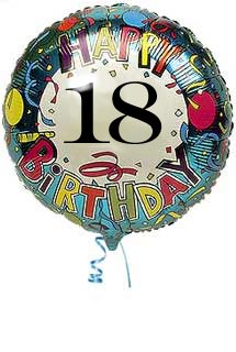 Bunches Birthday Balloon - 18th