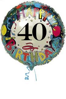 Bunches Birthday Balloon - 40th