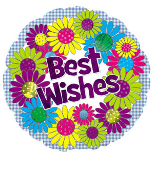 Bunches.co.uk Best Wishes Balloon BBWI