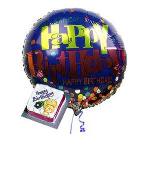 Birthday Cake Balloon Gift