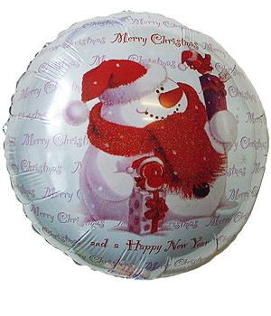 Christmas Snowman Balloon BXMAS