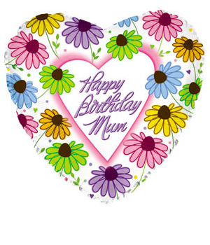 Happy Birthday Mum Balloon BBMUM