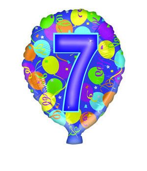 Number 7 Balloon