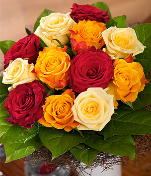 Bunches.co.uk Sunset Roses FAROS