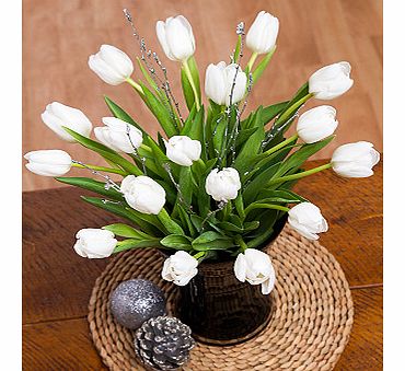 Bunches.co.uk White Christmas Tulips XTULW