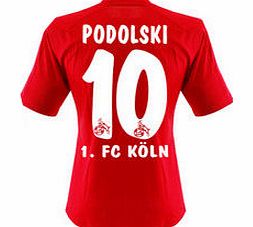 Reebok 2010-11 FC Koln Reebok Home Shirt (Podolski 10)