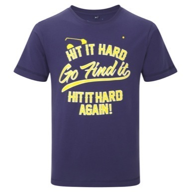 Hit It Hard T-Shirt Bright Navy