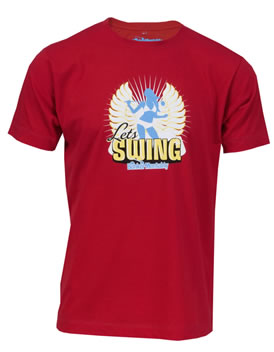 T-Shirt Lets Swing Red