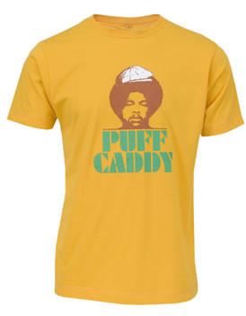 T-Shirt Puff Caddy Gold