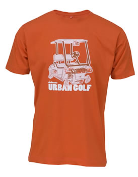T-Shirt Urban Golf Burnt Orange