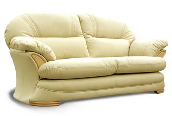 Buoyant Upholstery Eagle Augusta Leather 2 Seater Sofa