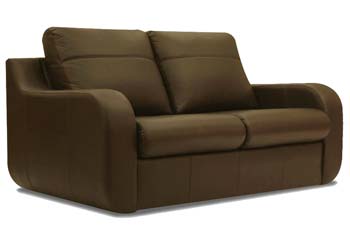 Buoyant Upholstery Eagle Monaro Leather 2 Seater Sofa Bed