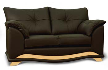 Janice Leather 2 seater Sofa