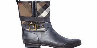 Burberry Black checked boots