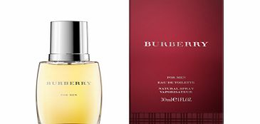 Burberry Classic Men Eau De Toilette Spray 30ml